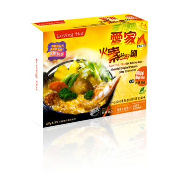 [Vegan Products]   Loving Hut Hot Pot   Loving Hut Hot Pot Soup Base-Flavorful Tropical Pumpkin Soup Concentrate(800g)