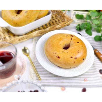 [Bakery]   Bread   Cranberry Bagels [500g(17.6oz)±3%, 4 servings]