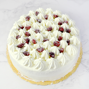 [西式糕點]   素糕/誕糕   蔓越莓香草布蕾-8吋素糕